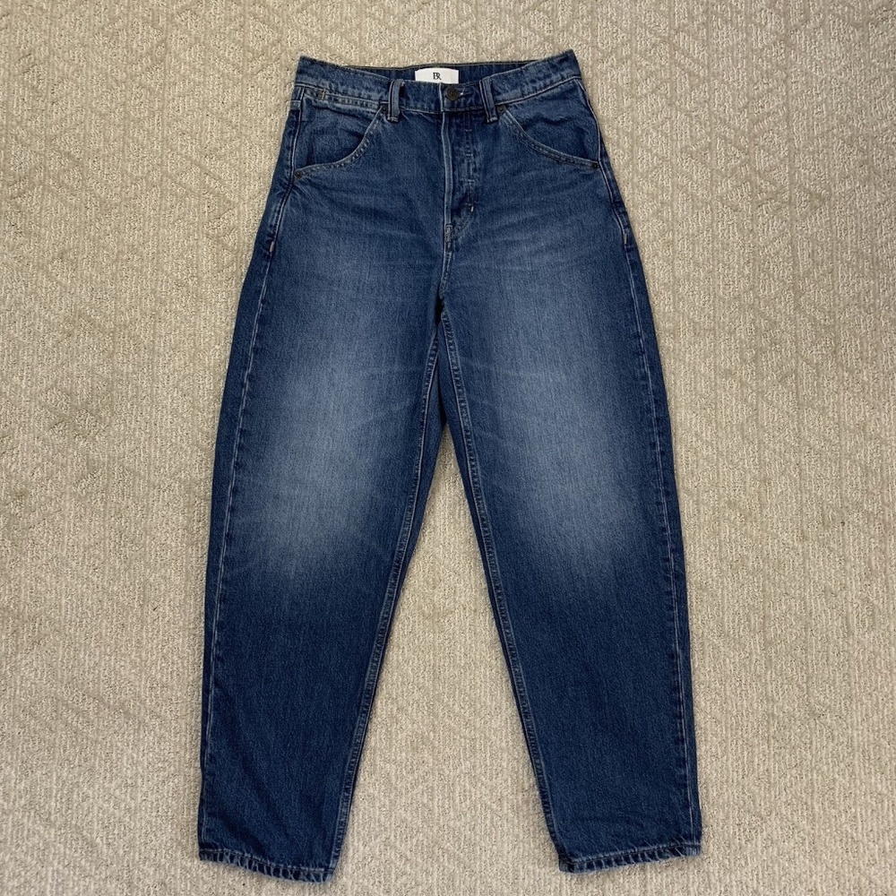 Banana Republic Rigid Bow Barrel jeans women's 27 Jeans Medium Wash High-Rise